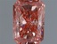 0.89 Ct. Fancy Vivid Pink Radiant Lab Grown Diamond