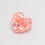 0.29 Ct. Fancy Intense  Pink Heart Lab Grown Diamond