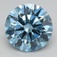 2.09 Ct. Fancy Vivid Blue Round Lab Grown Diamond