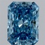 1.58 Ct. Fancy Vivid Blue Radiant Lab Grown Diamond