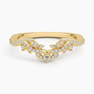 Luxe Veranda Diamond Ring in 18K Yellow Gold