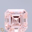 3.05 Ct. Fancy Intense Pink Asscher Lab Grown Diamond