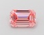 1.71 Ct. Fancy Vivid Pink Emerald Lab Grown Diamond