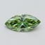 1.00 Ct. Fancy Vivid Green Marquise Lab Grown Diamond