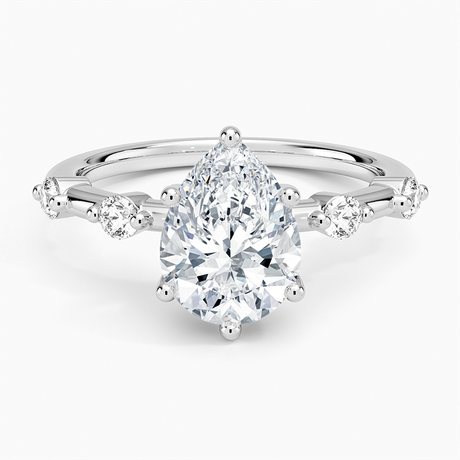 18K White Gold Aimee 1.7mm Diamond Ring