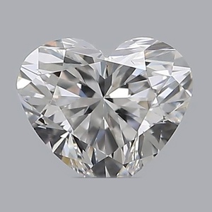 Heart diamond — real photo