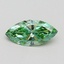 1.01 Ct. Fancy Vivid Green Marquise Lab Grown Diamond