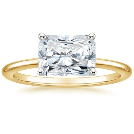 Horizontal Petite Comfort Fit Solitaire Ring - Brilliant Earth