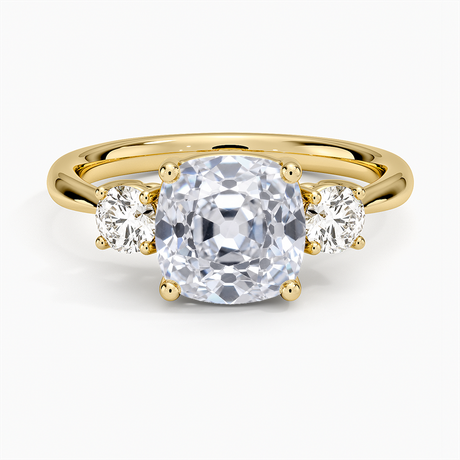 Serena Three Stone Diamond Ring - Brilliant Earth