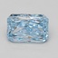 2.10 Ct. Fancy Vivid Blue Radiant Lab Grown Diamond