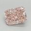 1.50 Ct. Fancy Vivid Pink Radiant Lab Grown Diamond