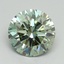 1.26 Ct. Fancy Vivid Green Round Lab Grown Diamond