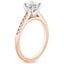 14K Rose Gold Sonora One-Quarter Coverage Diamond Ring (1/8 ct. tw.), smallside view