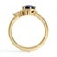 Pear Sapphire and Cluster Diamond Ring, smallview
