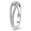 Floating Double Band Diamond Ring, smallview