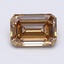 1.30 Ct. Fancy  Brown Emerald Lab Grown Diamond