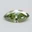 1.01 Ct. Fancy Vivid Green Marquise Lab Grown Diamond