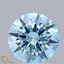 2.30 Ct. Fancy Vivid Blue Round Lab Grown Diamond