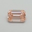 0.41 Ct. Fancy Intense Pink Emerald Lab Grown Diamond