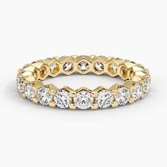 Textured Profile Eternity Diamond Ring (2 ct. tw.)