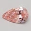 0.50 Ct. Fancy Intense Pink Pear Lab Grown Diamond