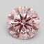 2.25 Ct. Fancy Intense Pink Round Lab Grown Diamond