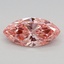 0.93 Ct. Fancy Vivid Pink Marquise Lab Grown Diamond