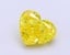 1.55 Ct. Fancy Vivid Yellow Heart Lab Grown Diamond