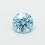 1.10 Ct. Fancy Vivid  Blue Round Lab Grown Diamond