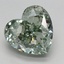 3.27 Ct. Fancy Vivid Green Heart Lab Grown Diamond