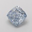 1.66 Ct. Fancy Vivid  Blue Cushion Lab Grown Diamond
