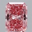 1.52 Ct. Fancy Vivid Pink Radiant Lab Grown Diamond