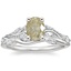 18K White Gold Begonia Vine Diamond Ring (1/2 ct. tw.) with Winding Willow Diamond Ring