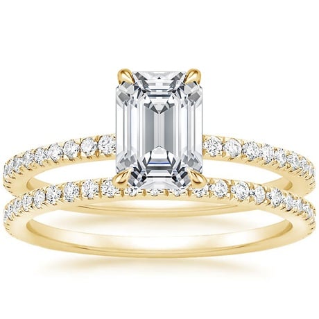 18K Yellow Gold Luxe Viviana Diamond Bridal Set (1/2 ct. tw.)