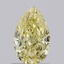 0.79 Ct. Fancy Light Yellow Pear Lab Grown Diamond