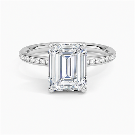 Platinum Tabitha Channel Set Diamond Ring