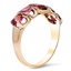 The Zuleika Ring, smalltop view on a hand