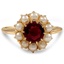 Edwardian Garnet Vintage Ring