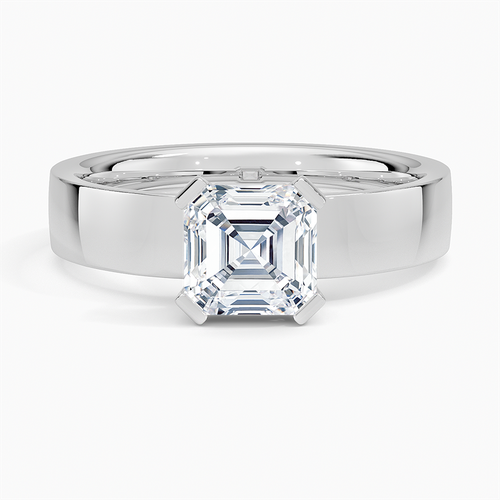 Margot Bezel Ring in Platinum