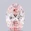 1.47 Ct. Fancy Intense Pink Oval Lab Grown Diamond