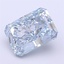 3.09 Ct. Fancy Vivid Blue Radiant Lab Grown Diamond