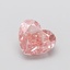 1.61 Ct. Fancy Vivid  Pink Heart Lab Grown Diamond
