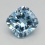 0.78 Ct. Fancy Vivid Blue Cushion Lab Grown Diamond