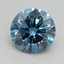 2.28 Ct. Fancy Vivid Blue Round Lab Grown Diamond