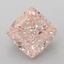 2.02 Ct. Fancy Intense Pink Cushion Lab Grown Diamond
