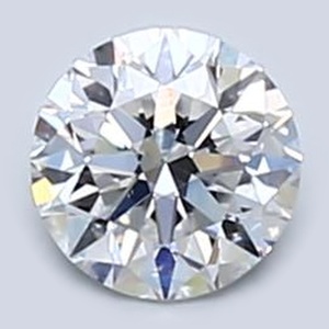 Round diamond — real photo