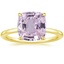 18K Yellow Gold Lumiere Diamond Ring, smalltop view