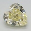 2.51 Ct. Fancy Yellow Heart Lab Grown Diamond