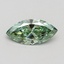 1.01 Ct. Fancy Vivid Pacific Green Marquise Lab Grown Diamond