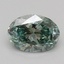 0.53 Ct. Fancy Intense Green Oval Lab Grown Diamond